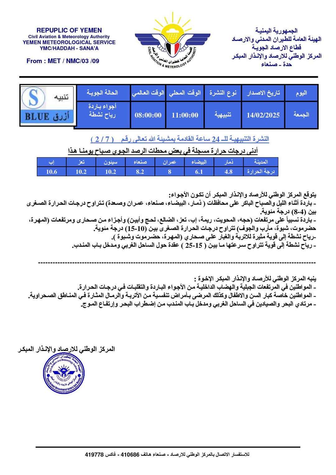 وسط تحذيرات بدخول البحر .. تعرف على الحالة الجوية ليومنا هذا الجمعة !